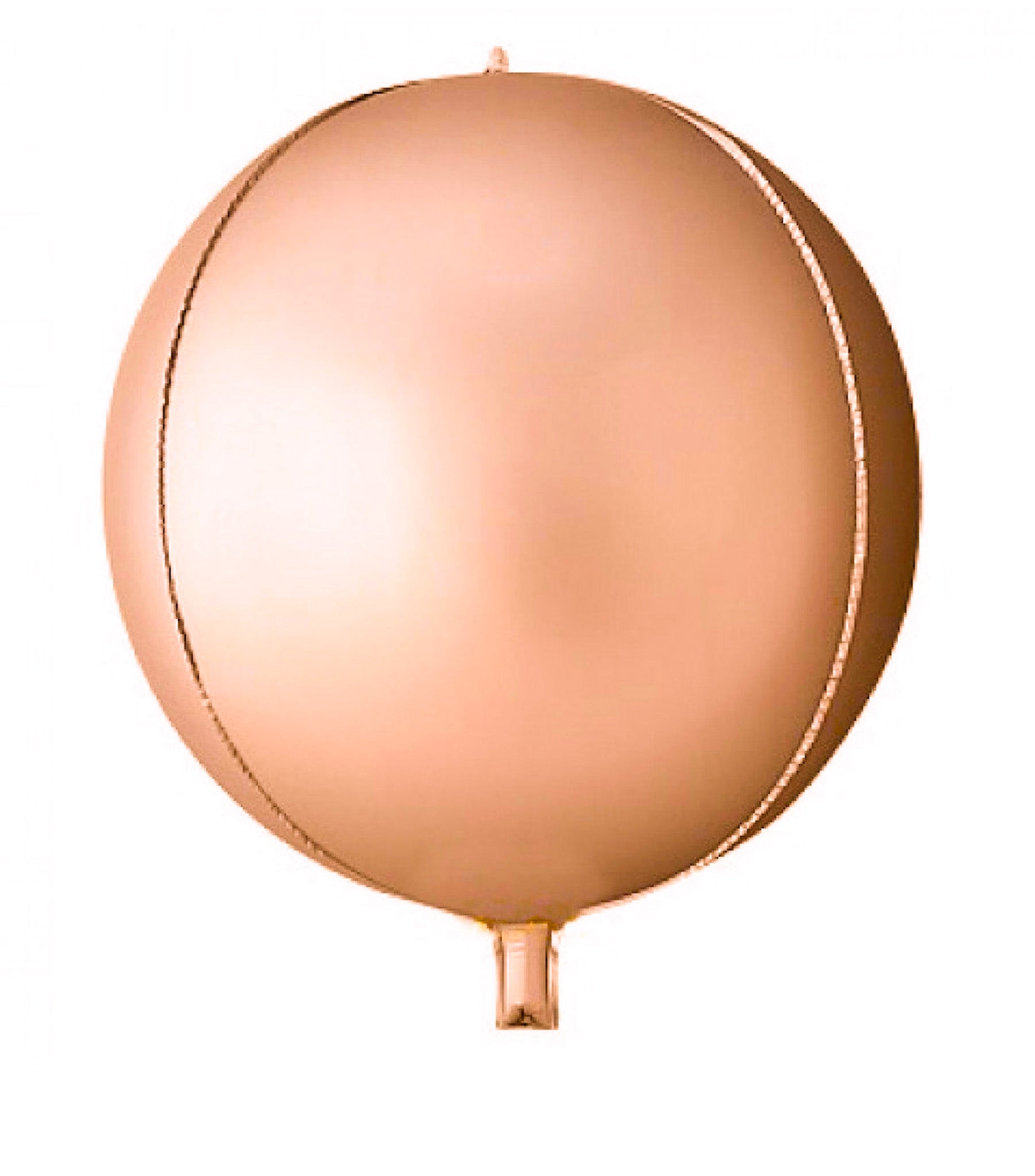Copper Rose Gold Chrome Matte Metallic Balloon Ball Foil Orbz 24" (60cm) Party Love