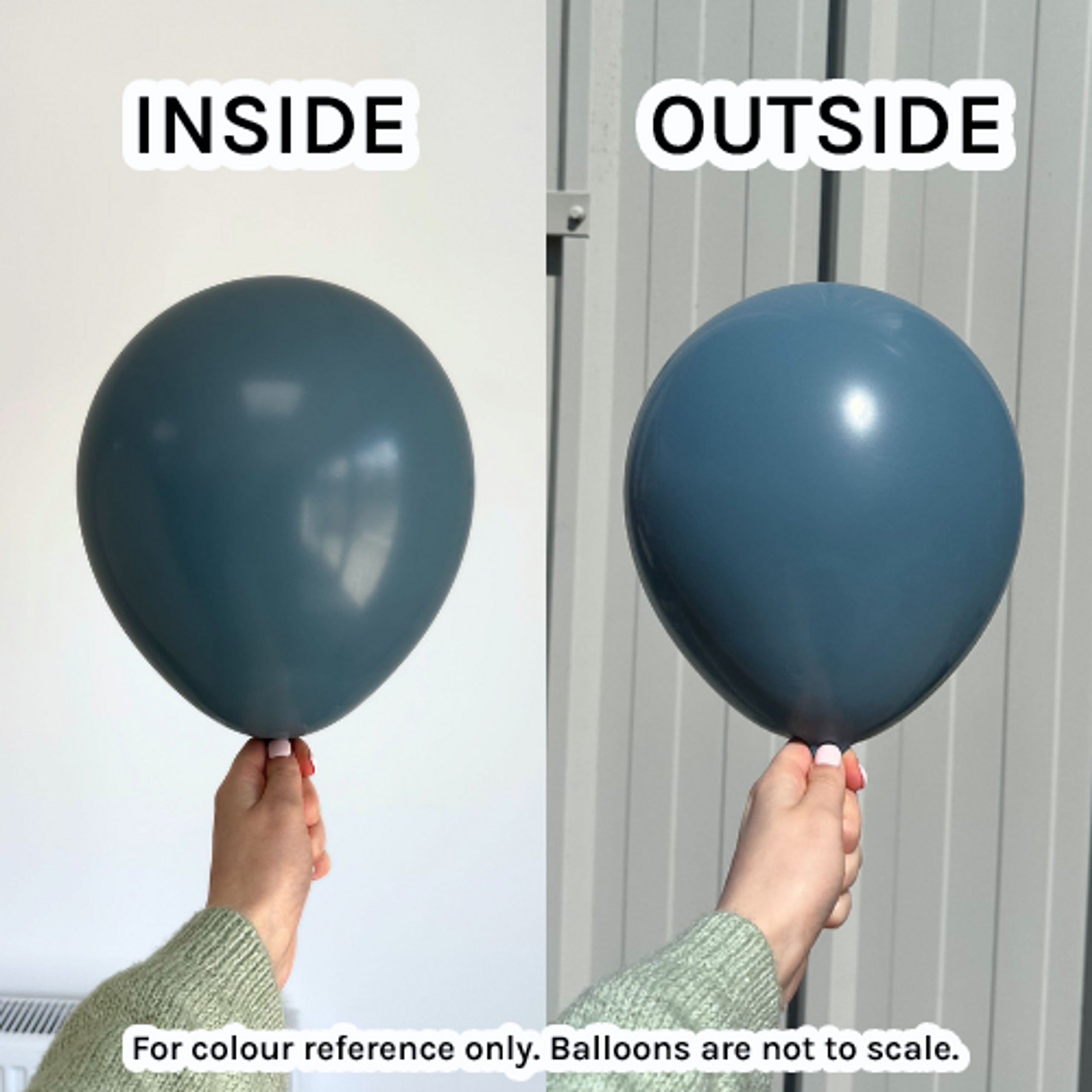 Kalisan Retro Denim Navy Blue Latex Balloons