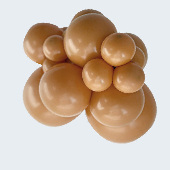 Kalisan Caramel Latex Balloons