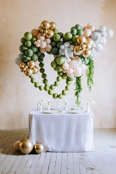 Party Deco Misty Blue Latex Balloons