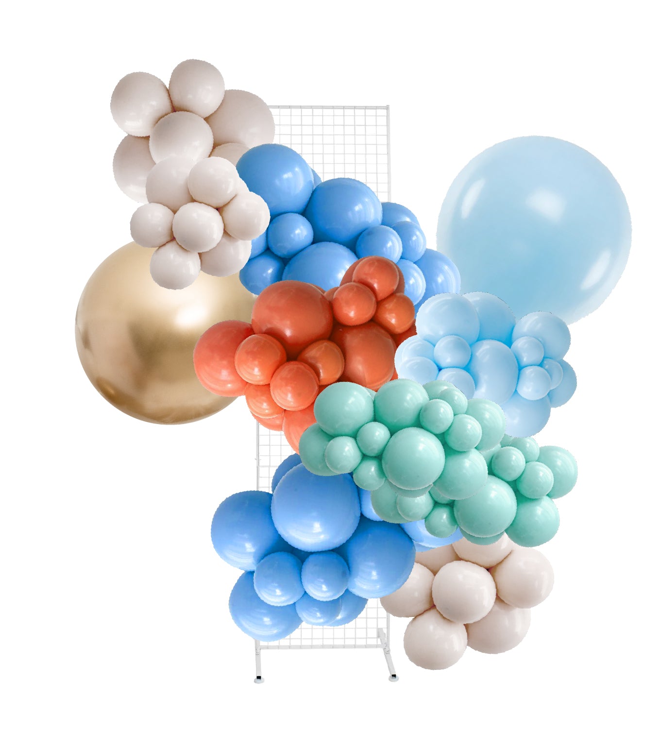 Poolside – Blue, Coral & Mint Balloon Garland Kit