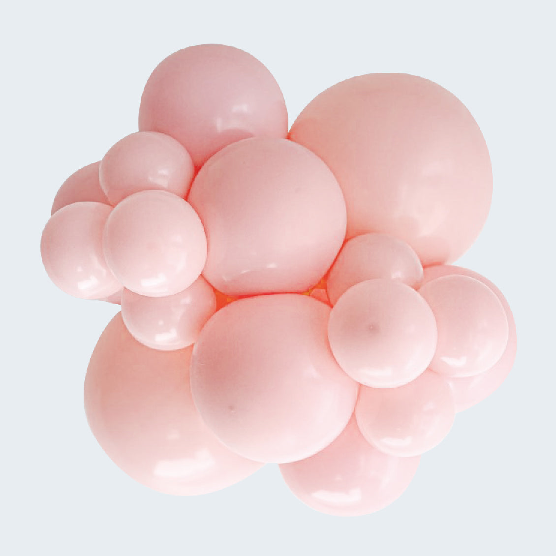 Party Deco Baby Pink Latex Balloons
