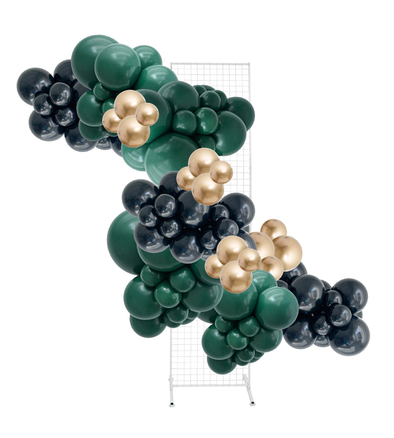 Green Black Gold Balloon Garland Kit Party Love Balloons