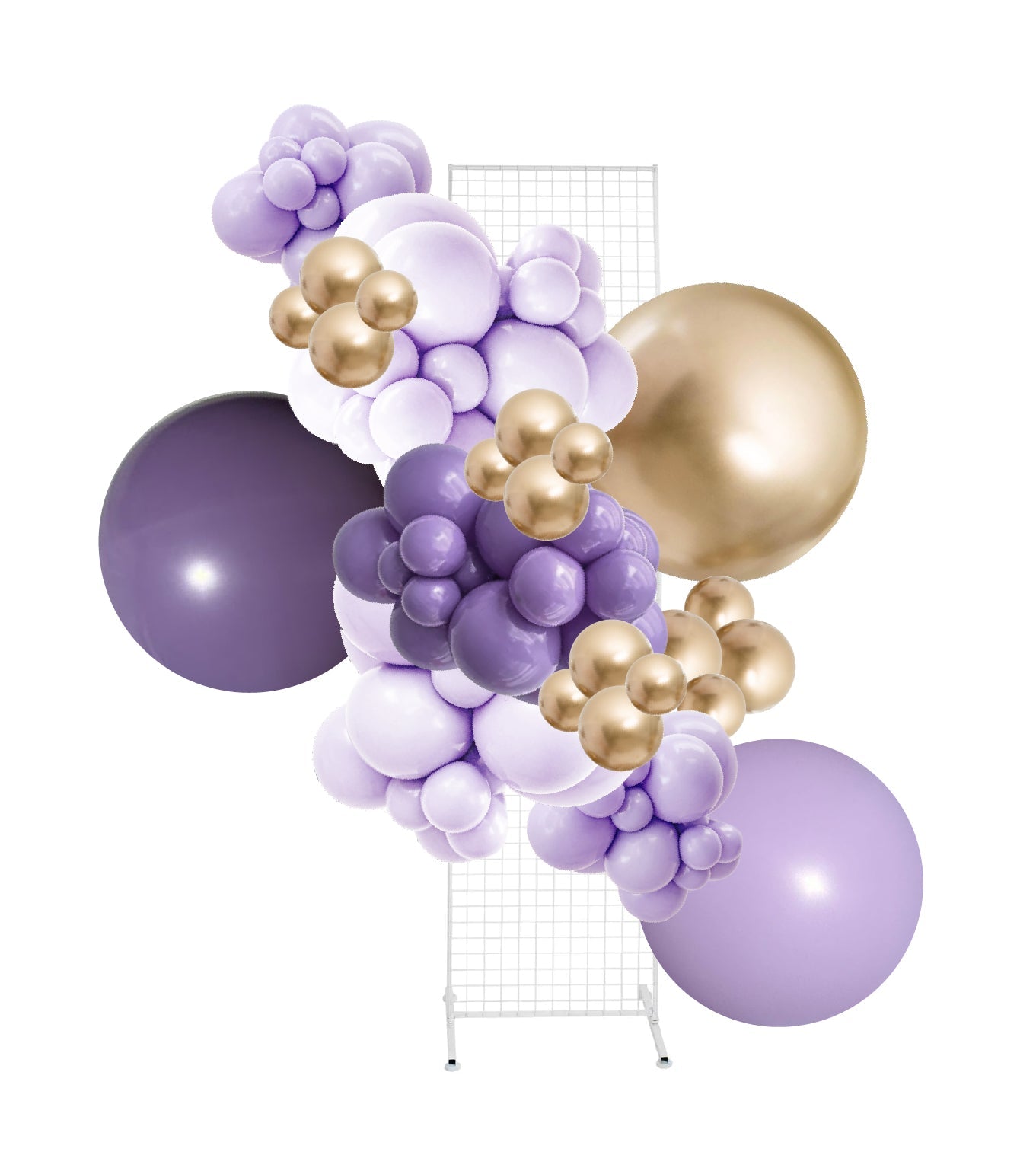 Lilac Purple & Gold Balloon Garland Kit Party Love Balloons