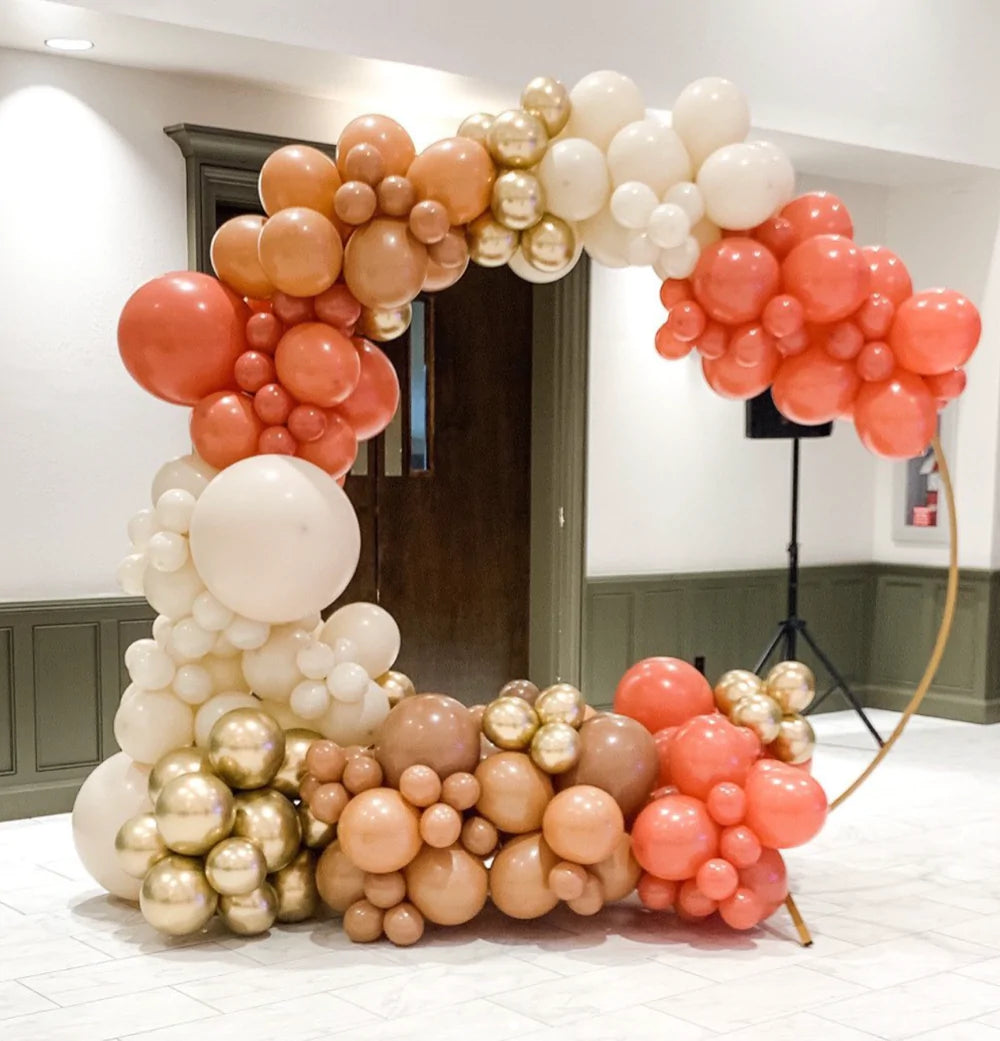 Decorating Stand Round White Frame Backdrop, Balloon Garland Stand Ginger Ray