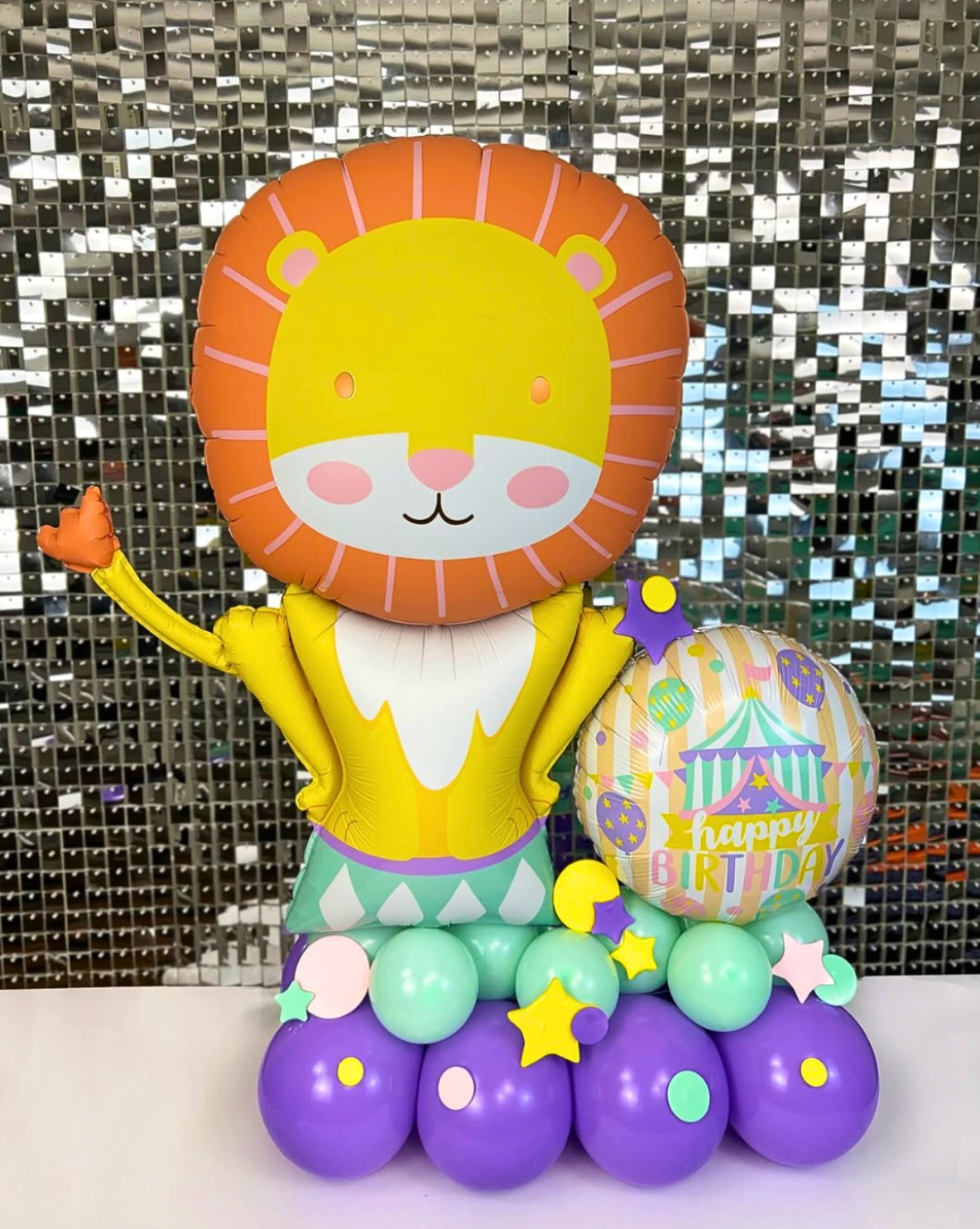 Lion foil balloon 66cm