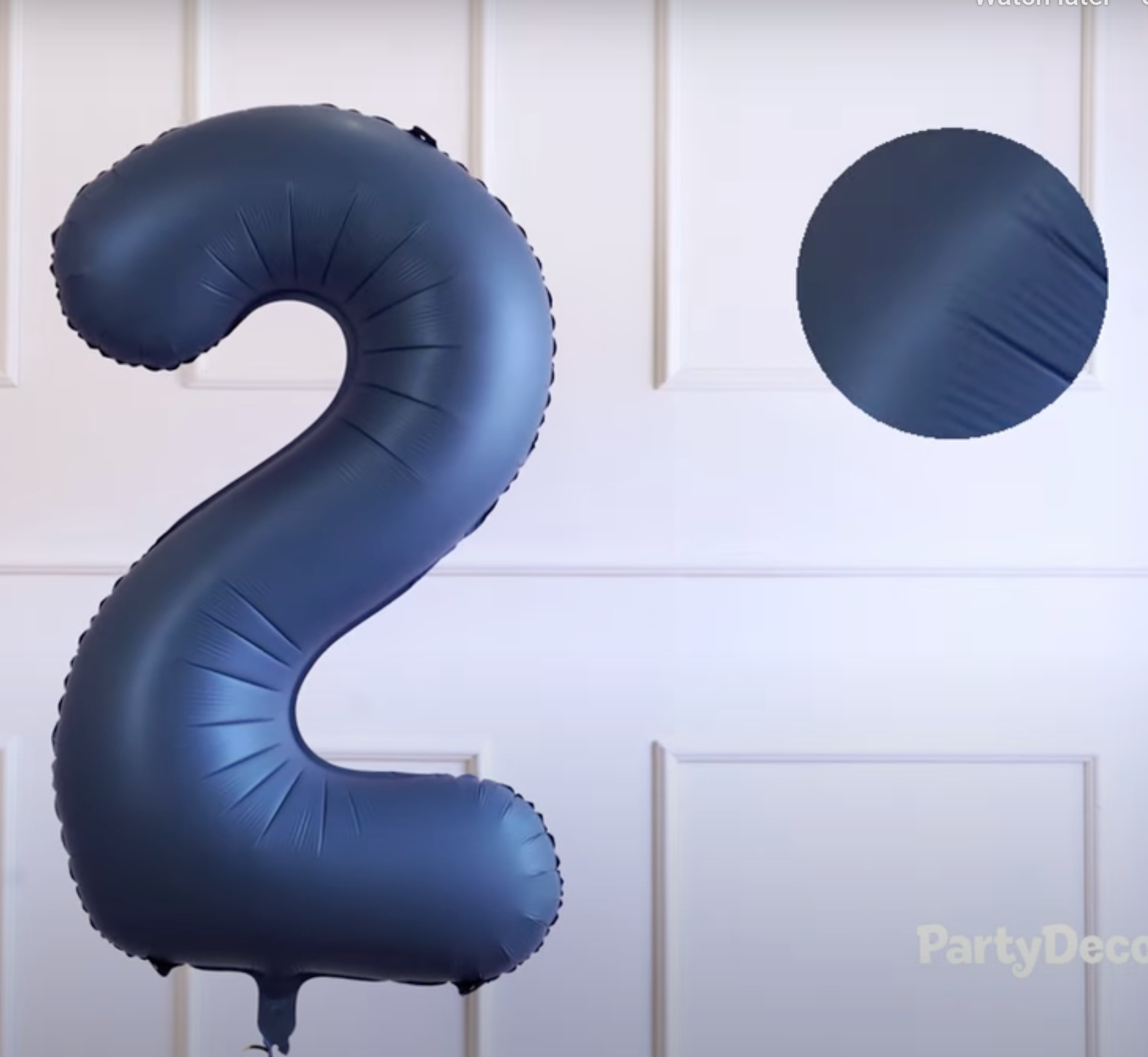 Number 9 Matte Navy 86cm