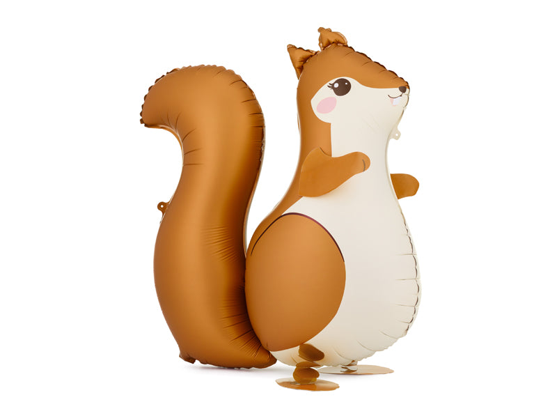 Squirrel foil balloon 59cm perfect for party decorations and celebrations.