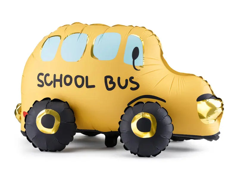Standing foil Balloon School Bus, mix, 66x36 cm Party Deco