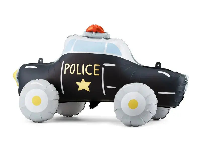 Standing foil balloon Police Car 90cm Party Deco
