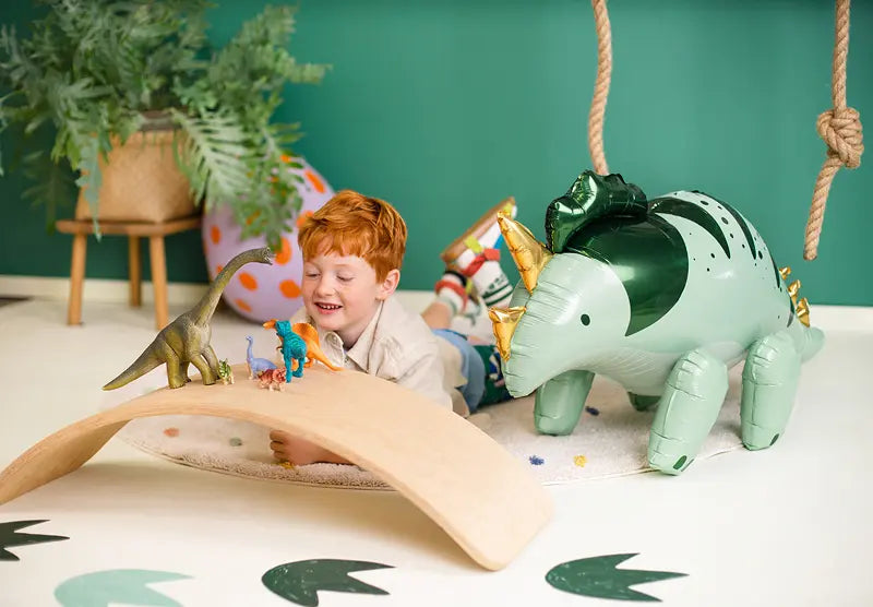 Triceratops Dinosaur standing foil balloon 101cm Party Deco
