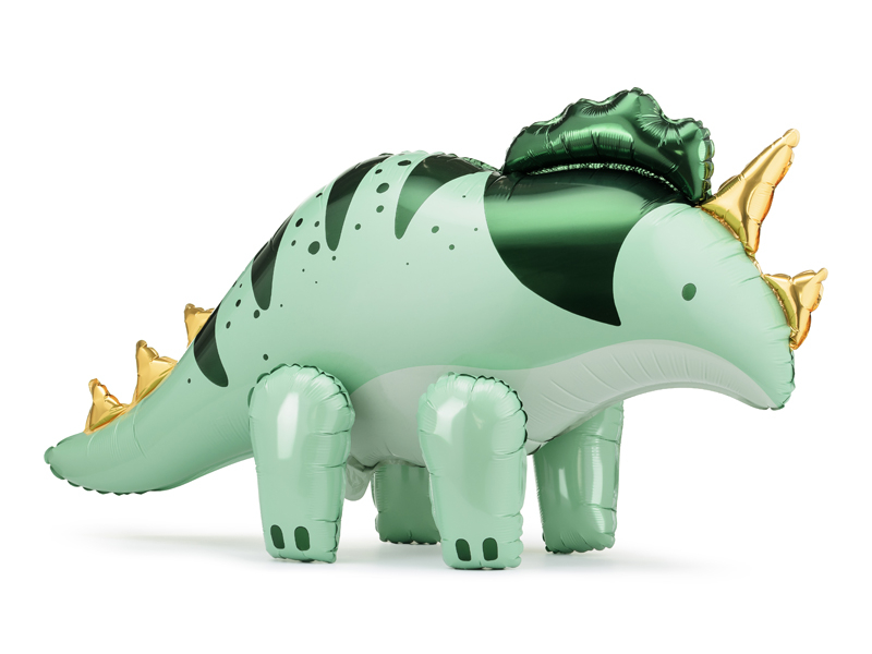 Triceratops Dinosaur standing foil balloon 101cm Party Deco