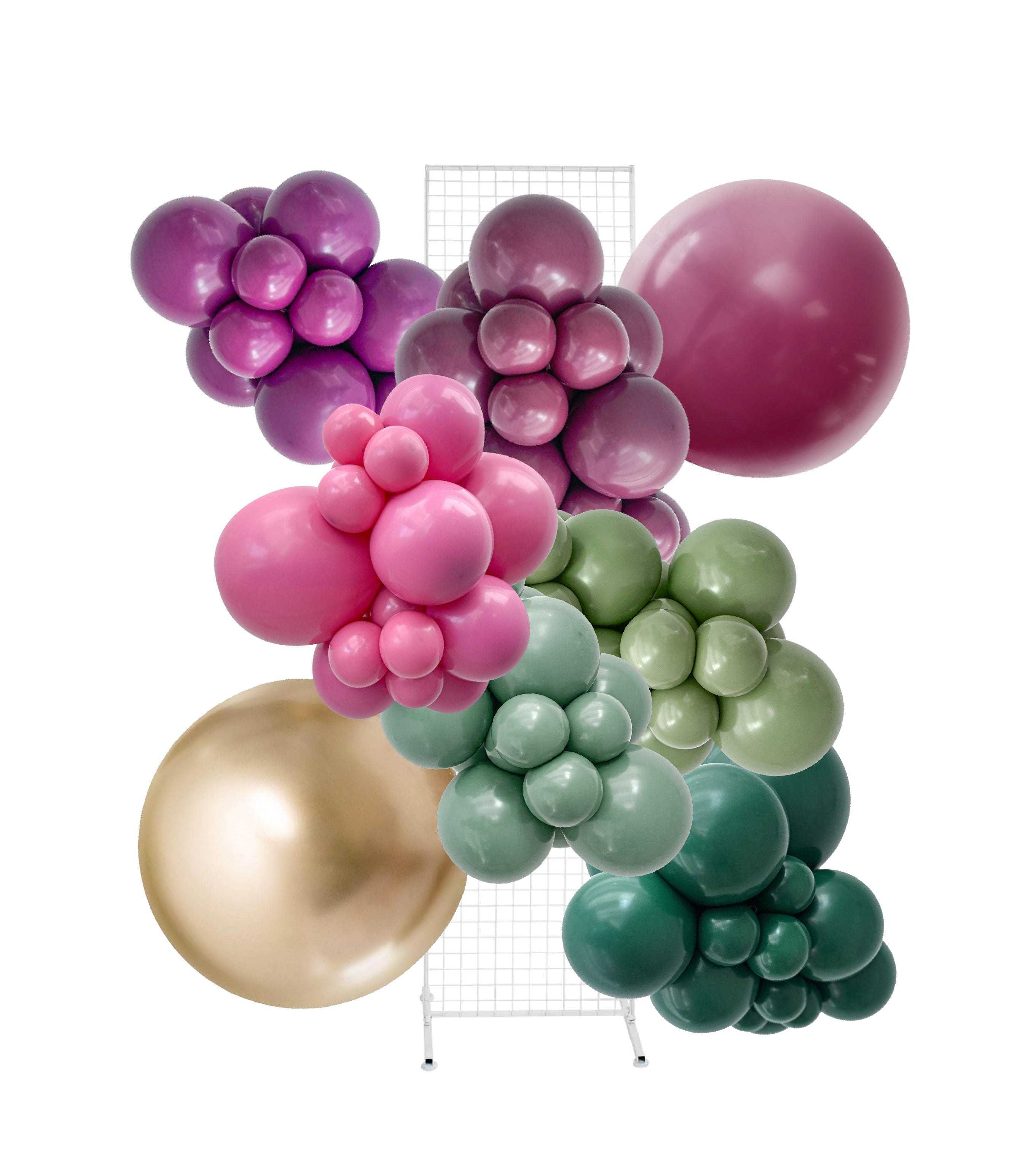 Wild Orchid – Pink, Green & Gold Balloon Garland Kit