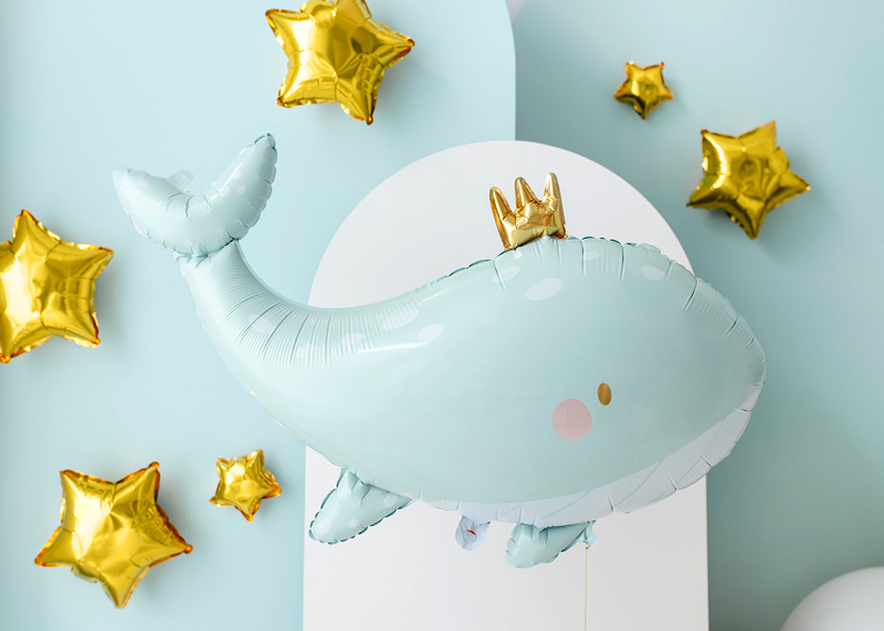 Whale foil balloon 93cm Party Deco
