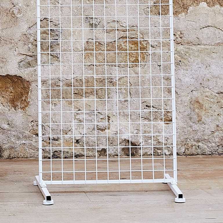 White Mesh Metal Grid Panel Frame Backdrop, Balloon Garland Stand Ginger Ray