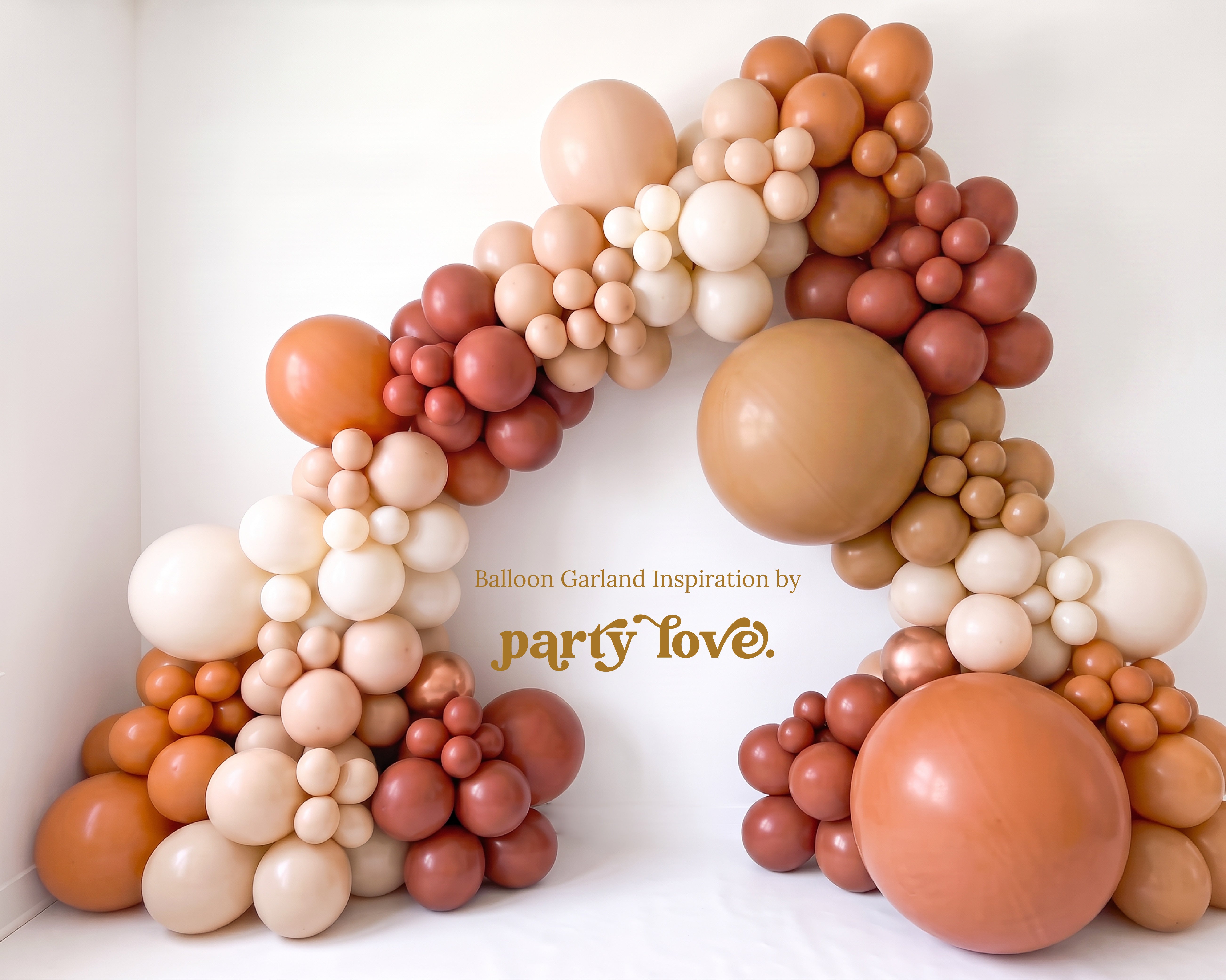 Terracotta Boho Balloon Garland Inspiration
