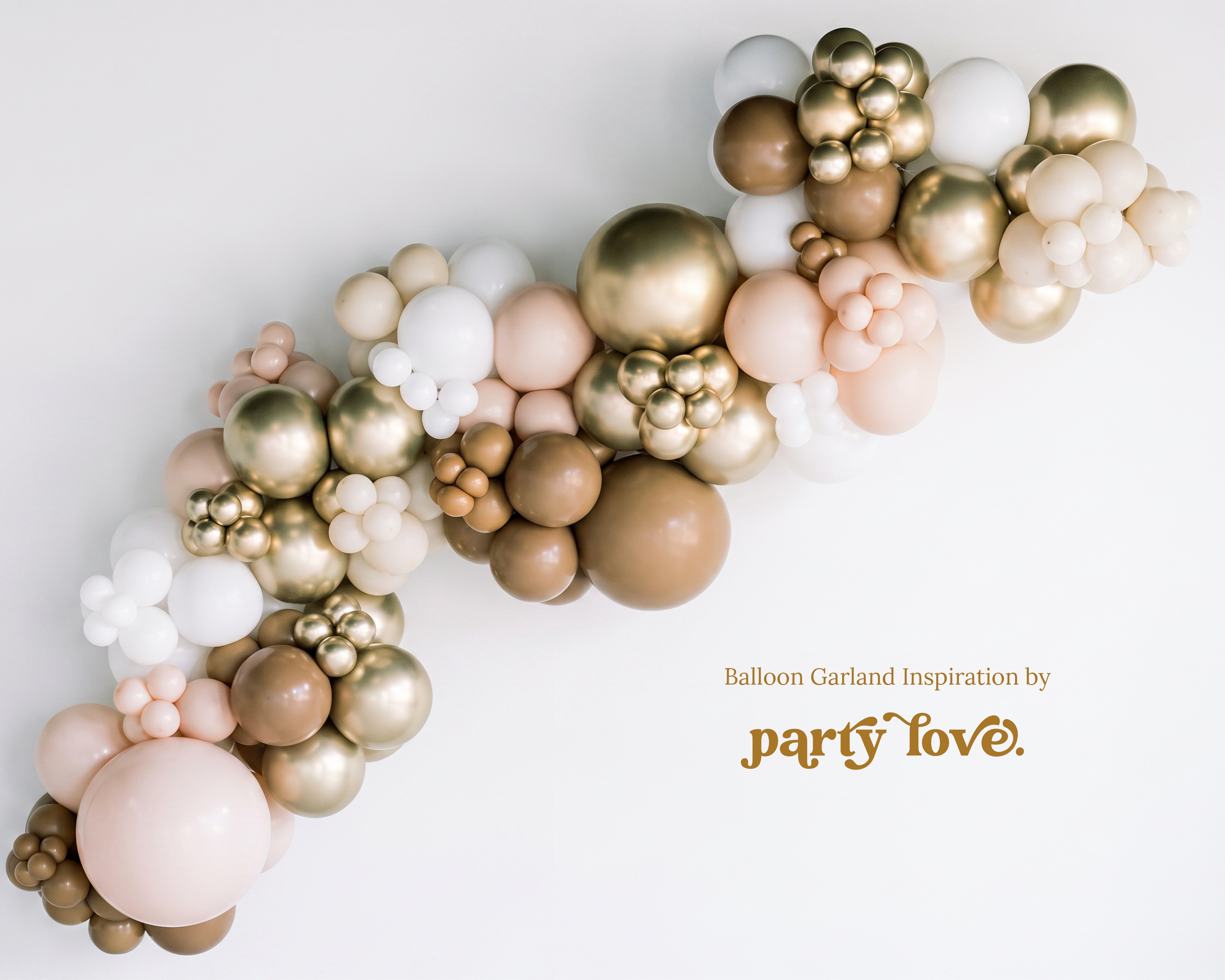Pink Champagne Balloon Garland Inspiration