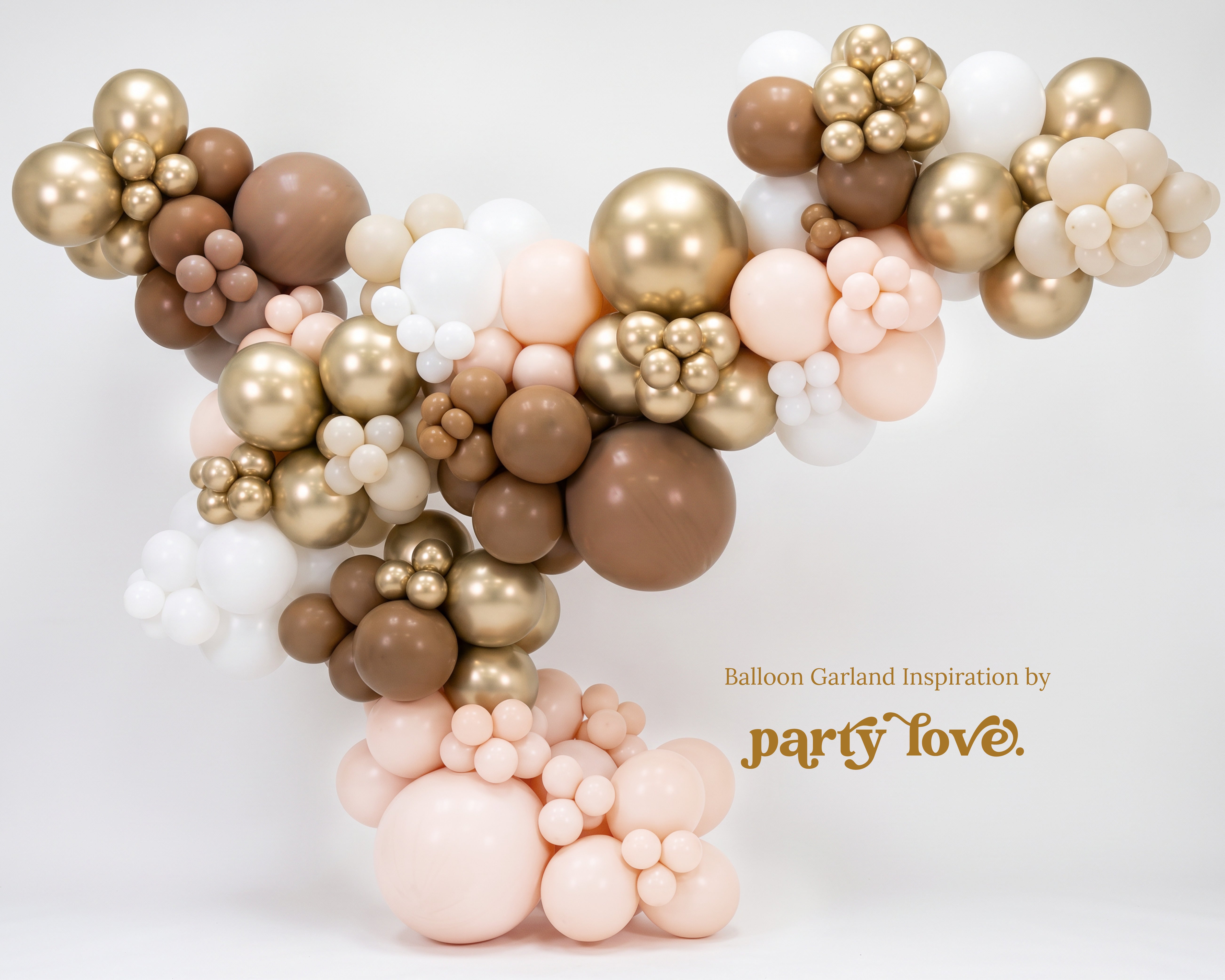 Pink Champagne Balloon Garland Inspiration