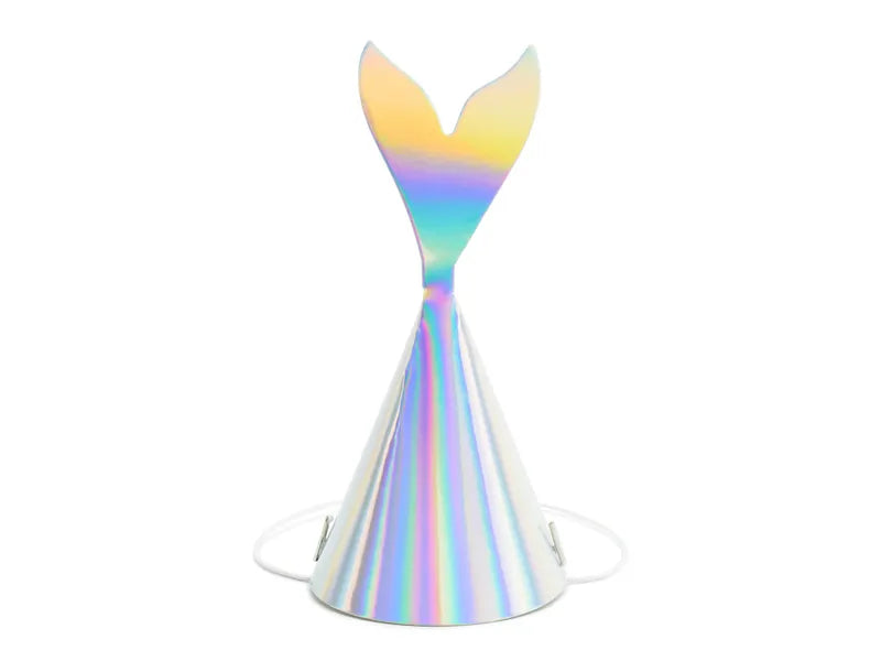 Iridescent Mermaid Tail Party Hats (6 Pack)