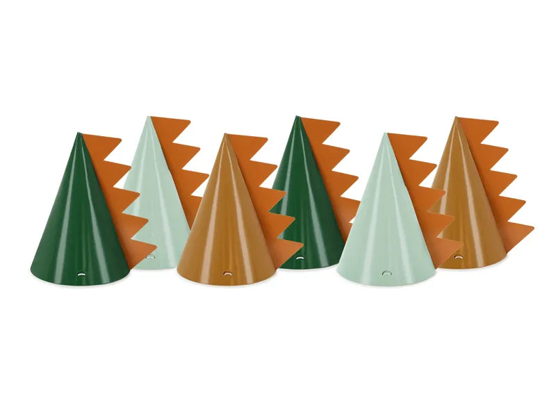 Dinosaur Party Hats - Pack of 6