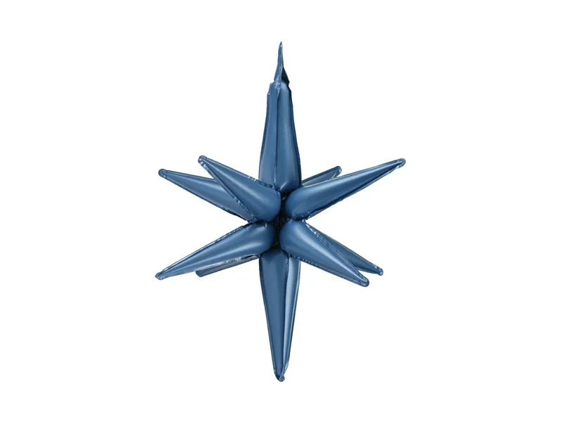 Navy Blue 3D Star Foil Balloon 70cm