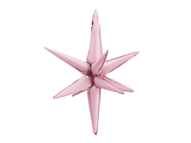 Light Pink 3D Star Foil Balloon 70cm