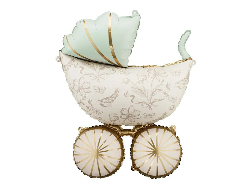 Pram Baby Shower foil balloon 96cm Party Deco