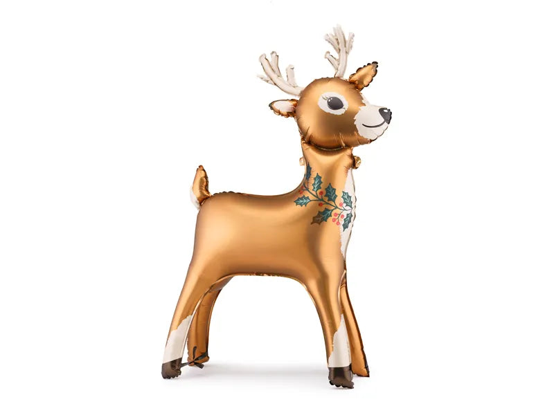 Standing Reindeer Foil Balloon 65x105cm Christmas Balloon Party Deco