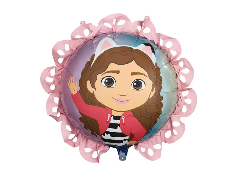 Gabby's Dollhouse Foil Balloon with Ruffle, 52x52 cm