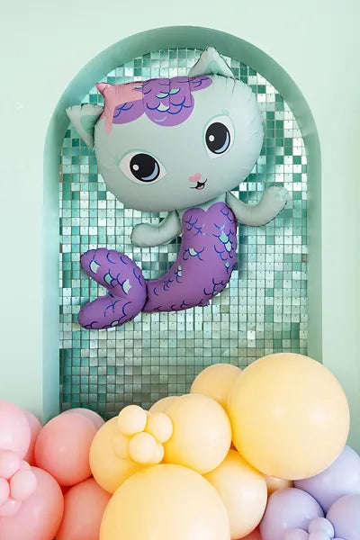 Gabby's Dollhouse MerCat Foil Balloon, 80x82 cm