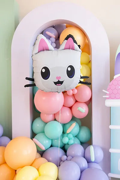 Gabby's Dollhouse Pandy Paws Foil Balloon, 65x57 cm