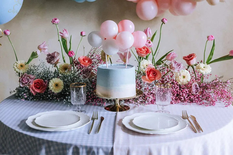Balloon cake topper, pink, 29 cm