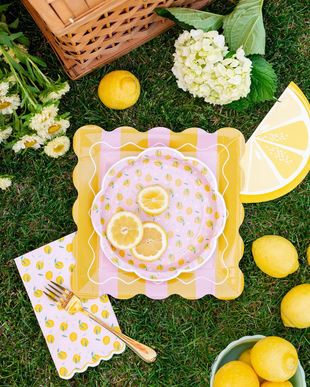 Lemon Slice Dinner Napkins