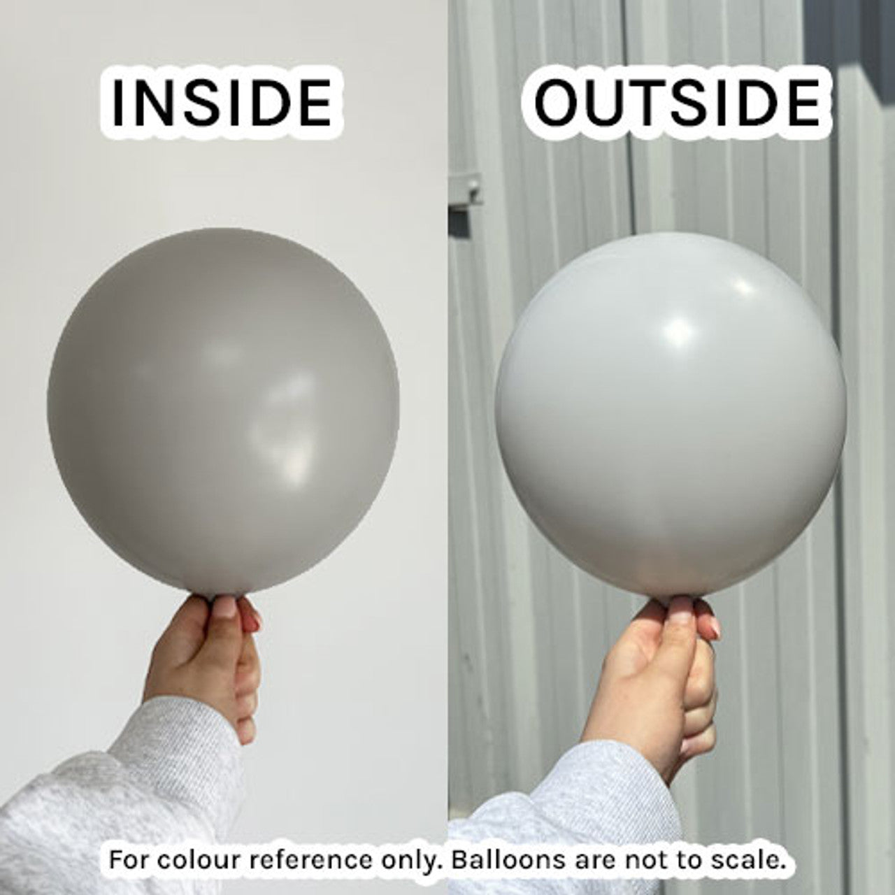 Kalisan Smoke Grey Latex Balloons
