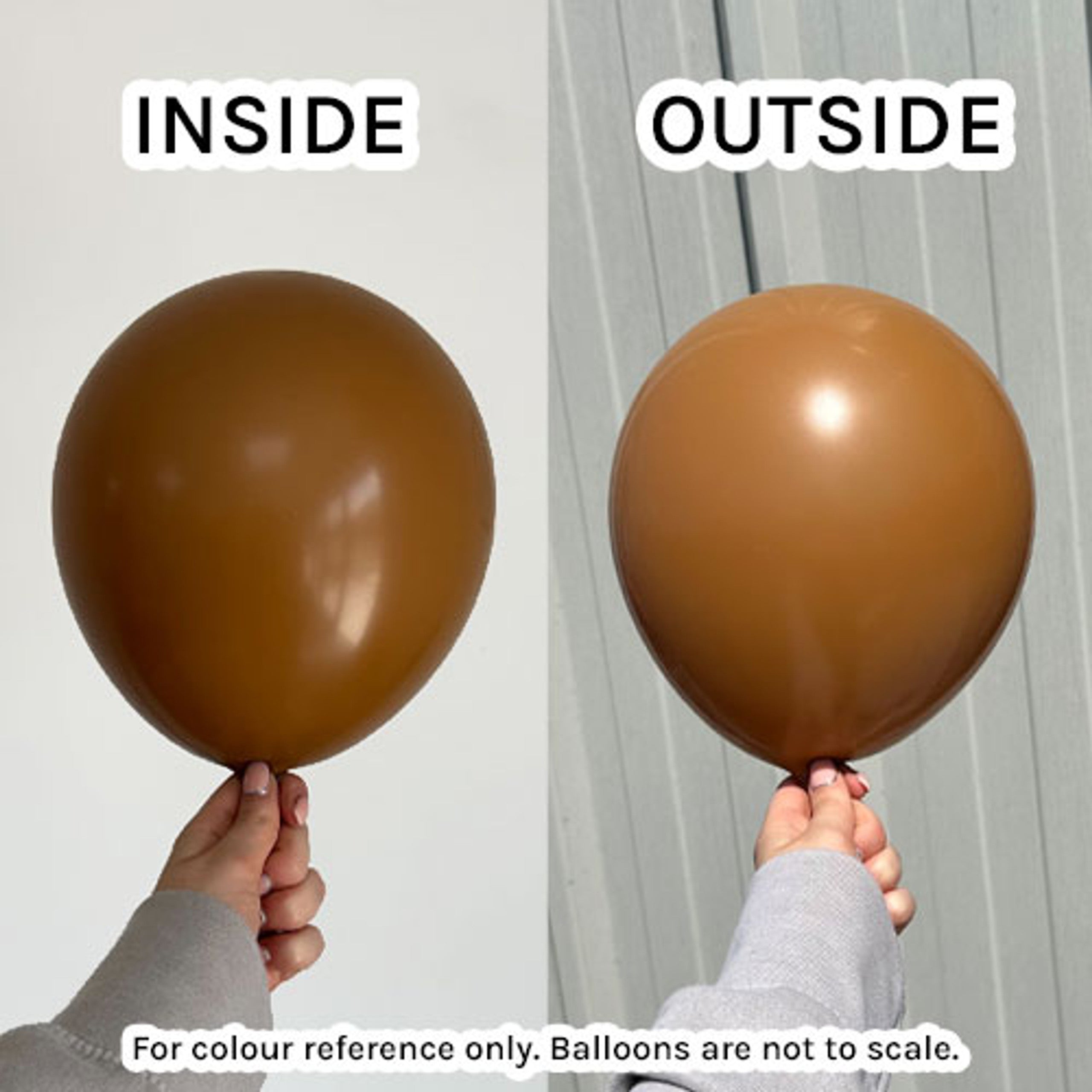 Kalisan Caramel Latex Balloons
