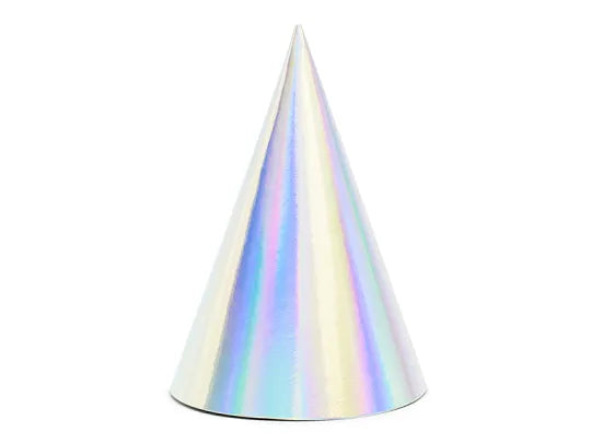 Iridescent Party Hats (6 Pack)