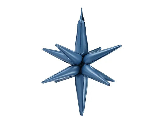Navy Blue 3D Star Foil Balloon 105cm