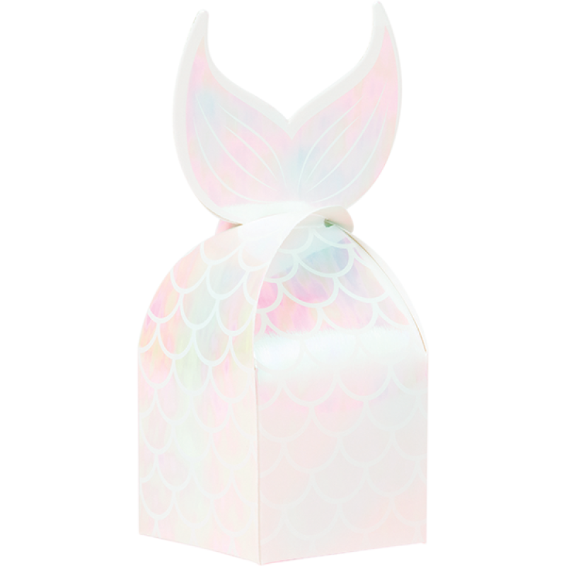 Mermaid Shine Iridescent Treat Favour Boxes (8 Pack)