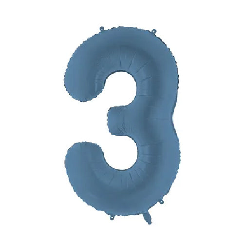 Number 3 Matte Navy 86cm