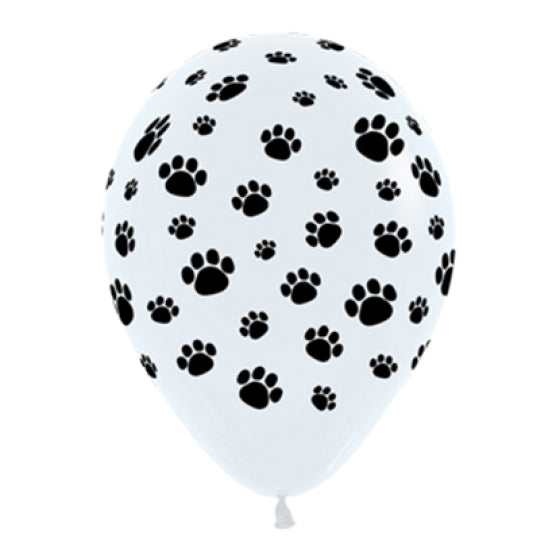 Sempertex Paw Print Latex Balloons