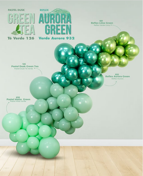 Sempertex  Reflex Lime Green 931 Latex Balloons