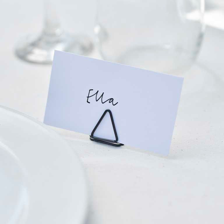 Black Wire Place Card Holders Ginger Ray
