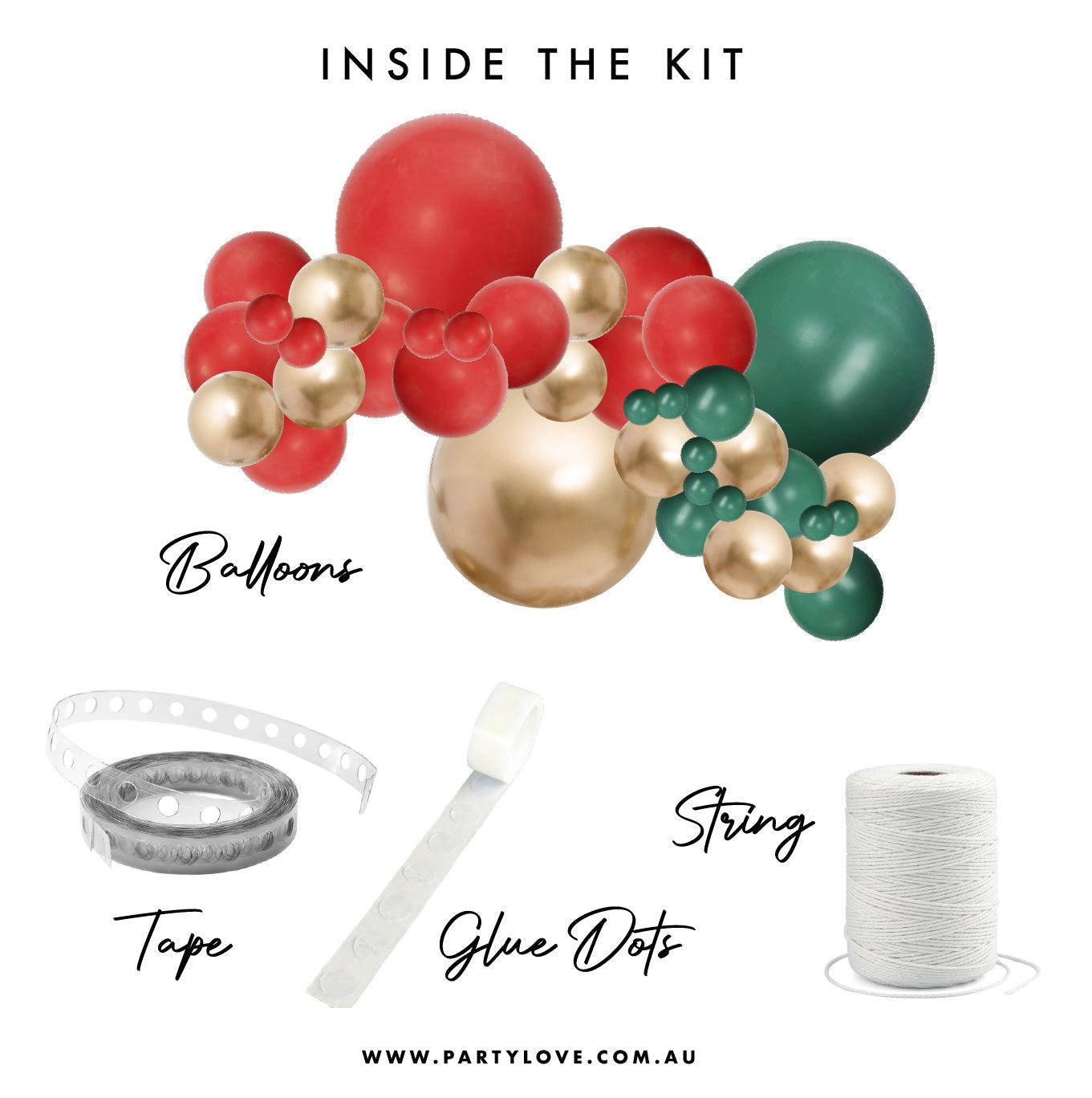 Christmas Balloon Garland Kit Design Ideas