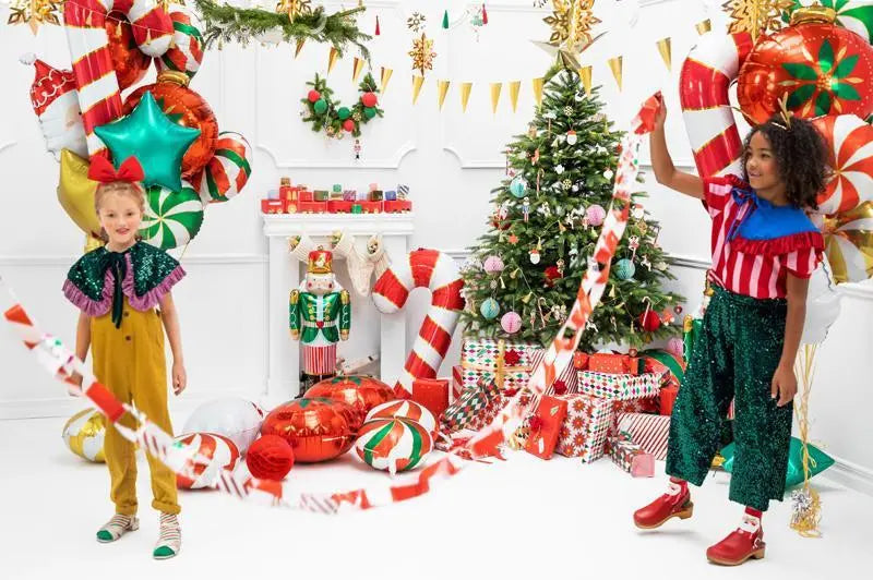 Christmas Standing foil balloon Nutcracker, 34x85cm Party Deco