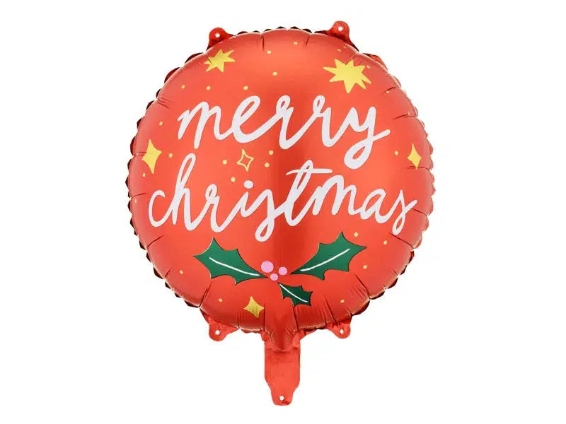 Merry Christmas Foil Balloon 45cm Party Deco