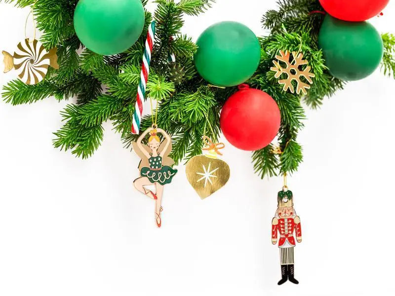 Metal Nutcracker Christmas Decoration Party Deco