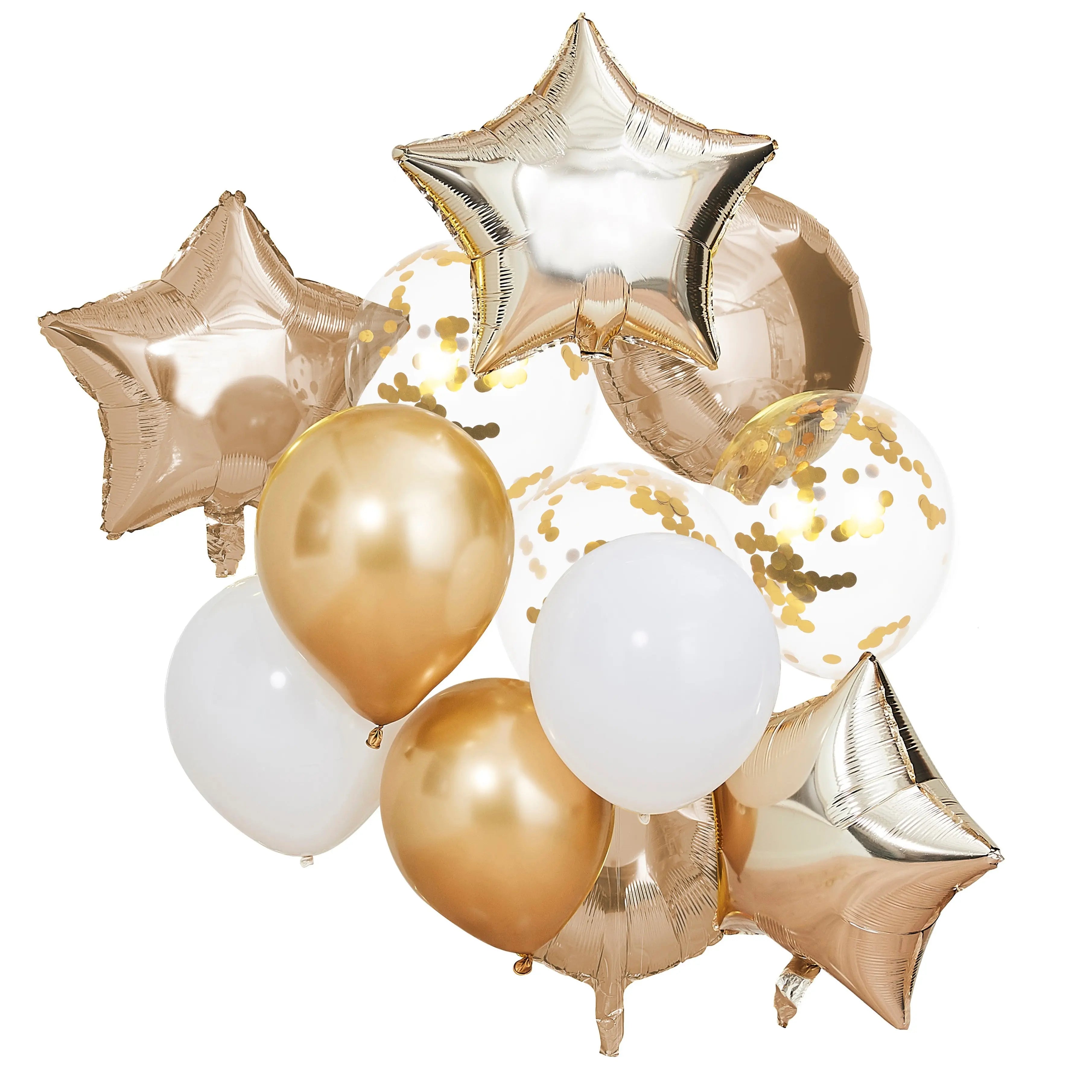Metallic Gold Balloons Bundle Ginger Ray