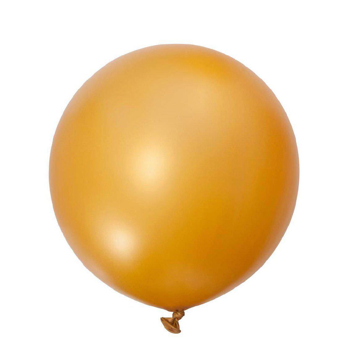 Tuftex Metallic Gold Latex Balloons Tuftex