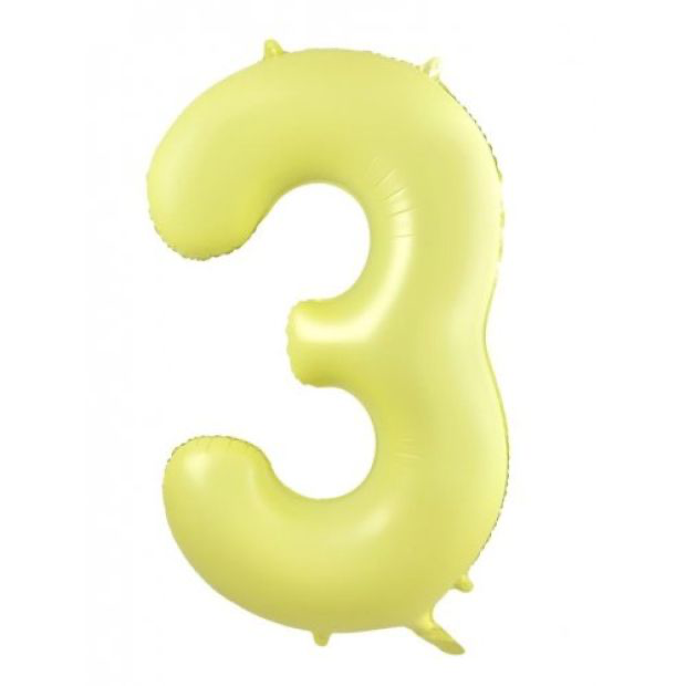 Pastel Matte Yellow Number 3 (34") 86cm Decrotex