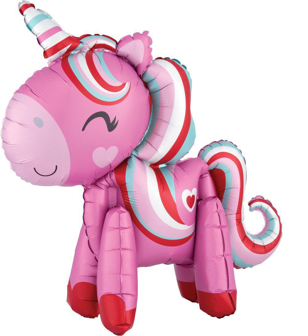 Pink Magical Love Unicorn Foil Balloon 55cm Anagram
